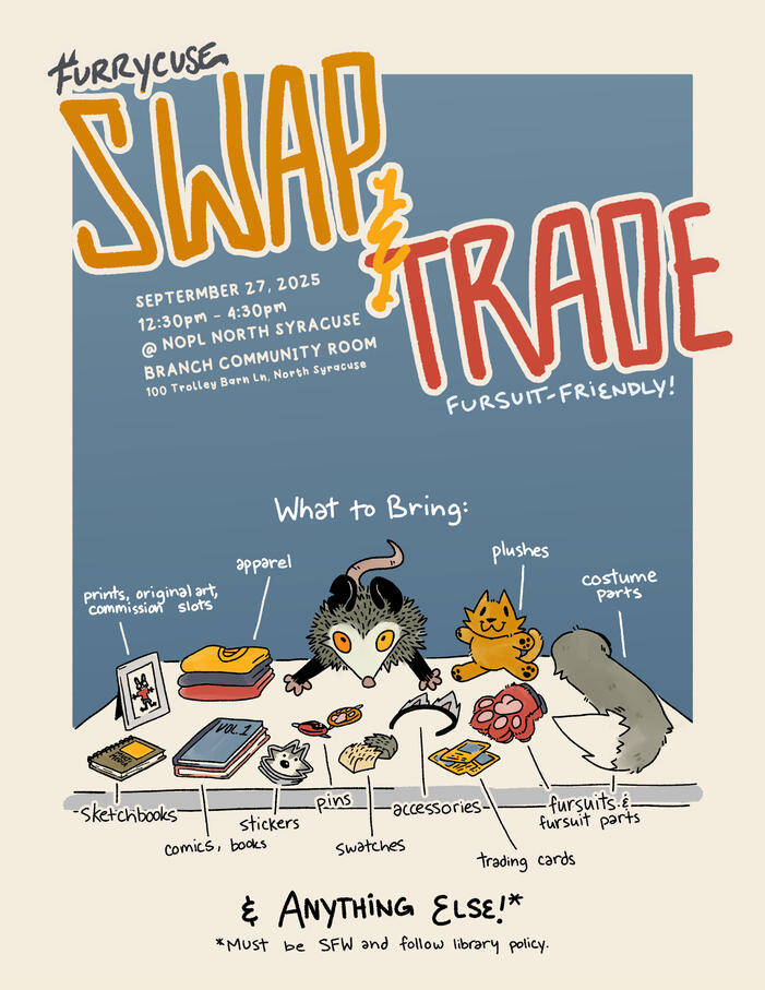 Furrycuse Swap &amp; Trade Poster